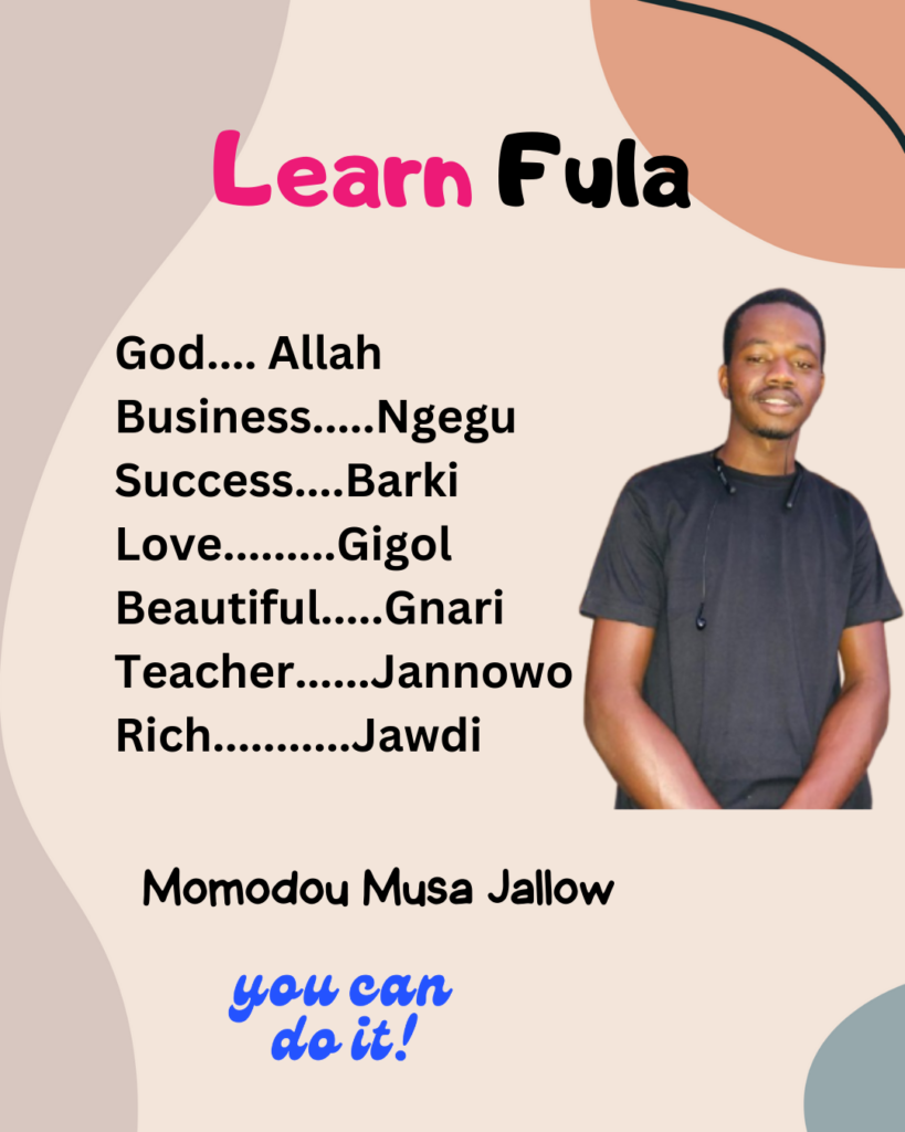 Learn Fula Vocabulary Tuesdays at Emerald Book Club