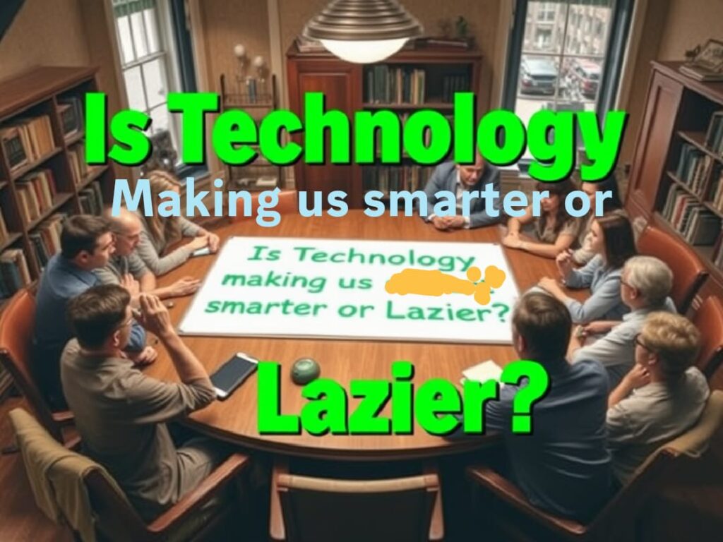 Is technology making us smarter or lazier? emeraldbookclub.org